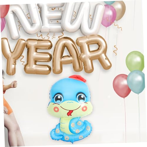 FRCOLOR 10 Stück Teiliges Blaue Schlangenballons Neujahrsdeko Langlebige Platzfeste Luftballons für Chinesisches Neujahrsfest Geburtstagsfeiern und Partydekoration FRCOLOR 10 Stück Teiliges Blaue Schlangenballons Neujahrsdeko Langlebige Platzfeste Luftballons für Chinesisches Neujahrsfest Geburtstagsfeiern und Partydekoration von FRCOLOR
