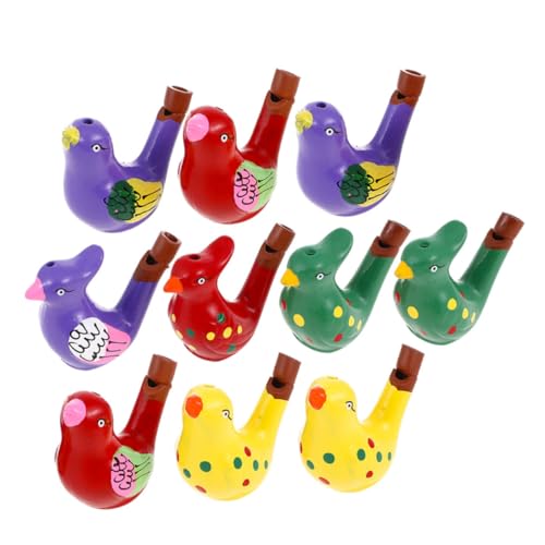 FRCOLOR 10 Stück Teiliges Bunte Keramik Vogelpfeifen Kreative Spielzeuge für Musik und Ästhetikbildung Klare Töne für Sportevents und Spielspaß FRCOLOR 10 Stück Teiliges Bunte Keramik Vogelpfeifen Kreative Spielzeuge für Musik und Ästhetikbildung Klare Töne für Sportevents und Spielspaß von FRCOLOR