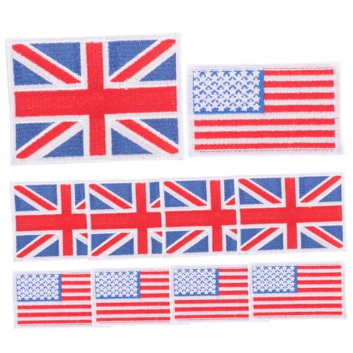 FRCOLOR 10 Stück Teiliges Flaggen Aufnäher Gestickte Amerikanische Flagge Bügelbild Patch für Kleidung Hüte Taschen Vielseitige Applikation zur Individuellen Dekoration FRCOLOR 10 Stück Teiliges Flaggen Aufnäher Gestickte Amerikanische Flagge Bügelbild Patch für Kleidung Hüte Taschen Vielseitige Applikation zur Individuellen Dekoration von FRCOLOR