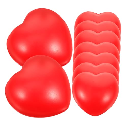 FRCOLOR 10 Stück Teiliges Herz Stressbälle PU Schaumstoffbälle für Erwachsene Entspannungs für Feste und Hochzeiten Lustige Stress Bälle Leuchtendem Rot FRCOLOR 10 Stück Teiliges Herz Stressbälle PU Schaumstoffbälle für Erwachsene Entspannungs für Feste und Hochzeiten Lustige Stress Bälle Leuchtendem Rot von FRCOLOR