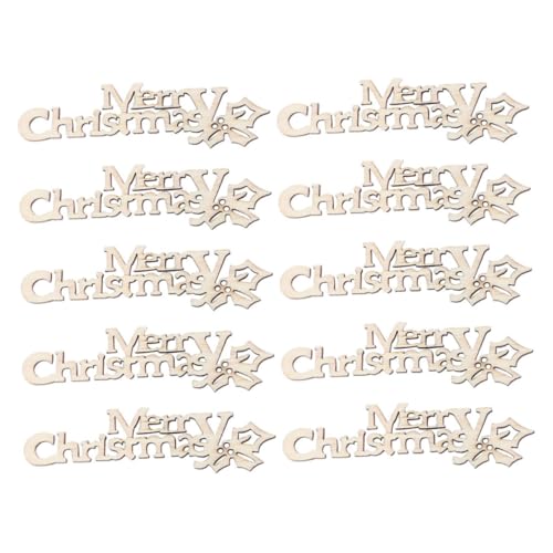 FRCOLOR 10 Stück Teiliges Merry Christmas Holz Unbemalte Holzscheiben für DIY Weihnachtsdeko Langlebige Holzstücke mit Detailreicher Bemalung Multifunktionale Weihnachtsverzierung für FRCOLOR 10 Stück Teiliges Merry Christmas Holz Unbemalte Holzscheiben für DIY Weihnachtsdeko Langlebige Holzstücke mit Detailreicher Bemalung Multifunktionale Weihnachtsverzierung für von FRCOLOR