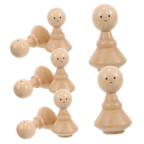 FRCOLOR 10 Stück Teiliges Natürliche Unbemalte Holzpuppen zum Bemalen DIY Peg Dolls für Kunsthandwerk Vielseitige Holzfiguren Dekoration und Kreative Spielideen FRCOLOR 10 Stück Teiliges Natürliche Unbemalte Holzpuppen zum Bemalen DIY Peg Dolls für Kunsthandwerk Vielseitige Holzfiguren Dekoration und Kreative Spielideen von FRCOLOR