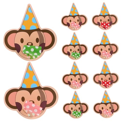 FRCOLOR 10 Stück Teiliges Partytröten Kinderpfeifen Cartoon Design Lustige Party Krachmacher für Geburtstagsfeiern Sportevents Jungen Mädchen Partyzubehör von FRCOLOR