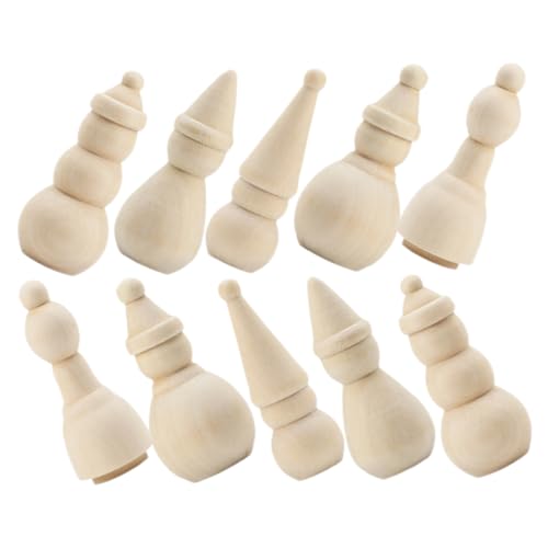 FRCOLOR 10 Stück Unlackierte Holz Schneemann Puppen Mini Diy Weihnachts Schnitzerei Blanko Holzfiguren für Bastel Projekte Malen und Dekorieren FRCOLOR 10 Stück Unlackierte Holz Schneemann Puppen Mini Diy Weihnachts Schnitzerei Blanko Holzfiguren für Bastel Projekte Malen und Dekorieren von FRCOLOR