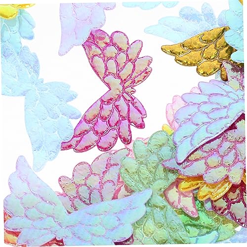 FRCOLOR 100 Stück Mini Engel Flügel Stoffapplikationen mit Heißkleber Diy Kostüm Dekorationen Weiche Flügel für Bekleidung Bastelprojekte und Party Zubehör Bunte Farbmischung FRCOLOR 100 Stück Mini Engel Flügel Stoffapplikationen mit Heißkleber Diy Kostüm Dekorationen Weiche Flügel für Bekleidung Bastelprojekte und Party Zubehör Bunte Farbmischung von FRCOLOR
