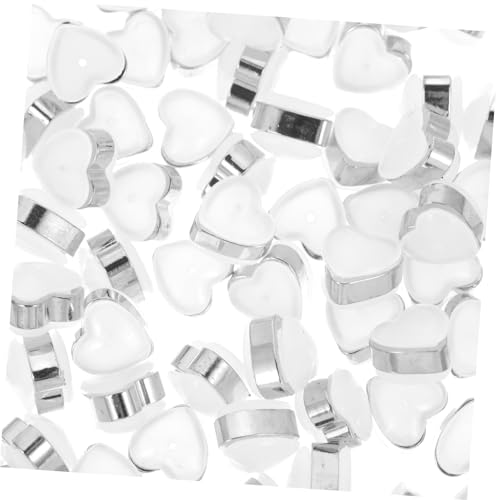 FRCOLOR 100 Stück Silikon Ohrstecker Verschluss Herzform Ohrstopper DIY Schmuck Zubehör Langlebig Sicher und Angenehm für Piercing Ohrenschmuck FRCOLOR 100 Stück Silikon Ohrstecker Verschluss Herzform Ohrstopper DIY Schmuck Zubehör Langlebig Sicher und Angenehm für Piercing Ohrenschmuck von FRCOLOR