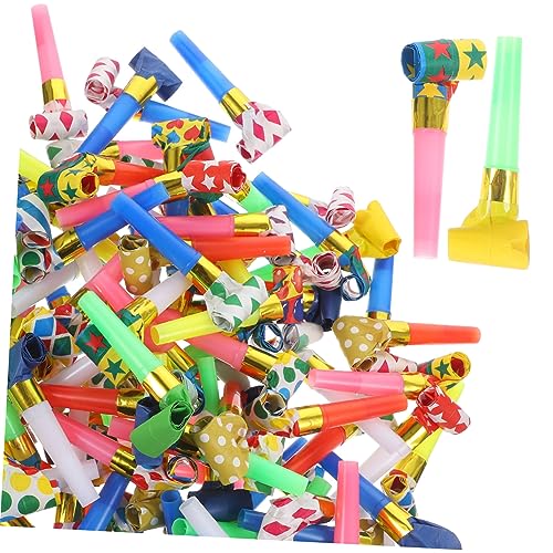 FRCOLOR 100 Stück Teiliges Partygebläse Bunte Partytröten aus Lustige Noisemaker für Geburtstag Kindergeburtstag Mitgebsel Partyfeier Dekoration und Jubeln FRCOLOR 100 Stück Teiliges Partygebläse Bunte Partytröten aus Lustige Noisemaker für Geburtstag Kindergeburtstag Mitgebsel Partyfeier Dekoration und Jubeln von FRCOLOR