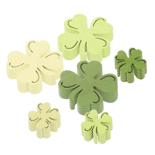 FRCOLOR 100 Stück Teiliges Patricks Day Holz Kleeblatt Konfetti Vielseitige Tischdeko mit Handgefertigten Irischen Shamrock Ornamenten Sammelstücke für Diy Bastelprojekte und Festliche FRCOLOR 100 Stück Teiliges Patricks Day Holz Kleeblatt Konfetti Vielseitige Tischdeko mit Handgefertigten Irischen Shamrock Ornamenten Sammelstücke für Diy Bastelprojekte und Festliche von FRCOLOR