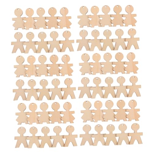 FRCOLOR 100 Stück Unfertige Holzfiguren Jungen Mädchen Formen Blanko People Cutouts aus Robustem Holz für DIY Bastelprojekte Kinderzimmer Partydekoration Kreative Familienaktivitäten FRCOLOR 100 Stück Unfertige Holzfiguren Jungen Mädchen Formen Blanko People Cutouts aus Robustem Holz für DIY Bastelprojekte Kinderzimmer Partydekoration Kreative Familienaktivitäten von FRCOLOR