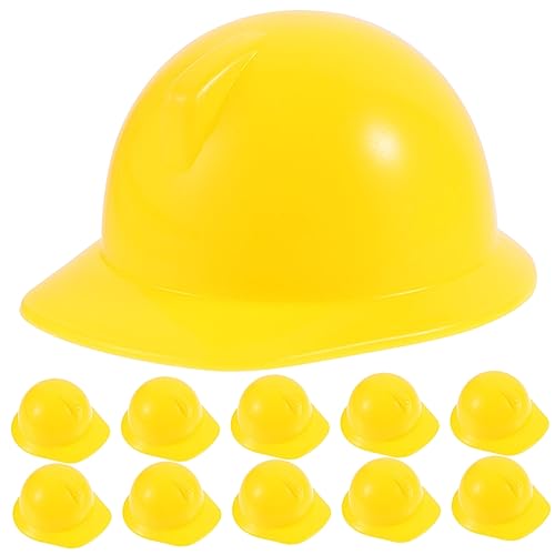 FRCOLOR 10Stücke Miniatur Bauhelme für Puppen Multifunktionale Dekoration Leuchtend für DIY Projekte und Outdoor Aktivitäten Puppenhelmmütze und Puppenhut FRCOLOR 10Stücke Miniatur Bauhelme für Puppen Multifunktionale Dekoration Leuchtend für DIY Projekte und Outdoor Aktivitäten Puppenhelmmütze und Puppenhut von FRCOLOR