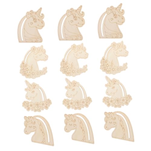 FRCOLOR 12 Stück DIY Einhorn Holz Ausschnitte Unlackierte Holzfiguren für Kreative Bastelprojekte zum Bemalen Dekorieren und Gestalten von Partys und Hochzeiten FRCOLOR 12 Stück DIY Einhorn Holz Ausschnitte Unlackierte Holzfiguren für Kreative Bastelprojekte zum Bemalen Dekorieren und Gestalten von Partys und Hochzeiten von FRCOLOR