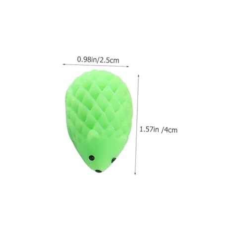 FRCOLOR 12 Stück Teiliges Igel Quetschspielzeug Lustiges Sensorik für Jungen Stressabbau und Party Mitgebsel Realistische Form Vielseitig als Goodie Bag Füllung und Entspannungsspielzeug von FRCOLOR