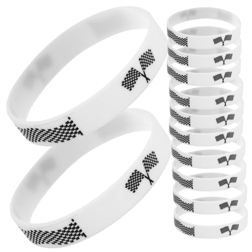 FRCOLOR 12 Stück Teiliges Karierte Silikonarmbänder Thema Kompaktes Filigranes Sportarmband als Fan Zubehör Leichtes Komfortables Wristband für Sportevents und Teamaktivitäten FRCOLOR 12 Stück Teiliges Karierte Silikonarmbänder Thema Kompaktes Filigranes Sportarmband als Fan Zubehör Leichtes Komfortables Wristband für Sportevents und Teamaktivitäten von FRCOLOR
