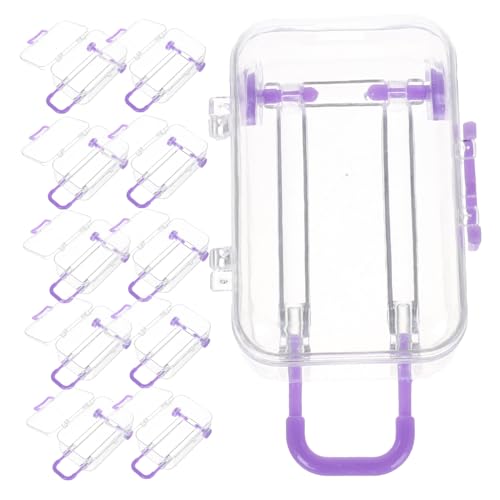 FRCOLOR 12 Stück Teiliges Mini Koffer Partygeschenkboxen Transparent Stabile Kunststoff Süßigkeitenboxen Wiederbefüllbare Kleine Reise Geschenkverpackungen für Hochzeit und Motto Partys FRCOLOR 12 Stück Teiliges Mini Koffer Partygeschenkboxen Transparent Stabile Kunststoff Süßigkeitenboxen Wiederbefüllbare Kleine Reise Geschenkverpackungen für Hochzeit und Motto Partys von FRCOLOR