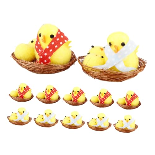FRCOLOR 12 Stück Teiliges Mini Küken Osterdekorationen Flauschige Hühnerfiguren aus Robustem Material Kompakt und Langlebig für Zuhause Büro Partys und Geschenkideen FRCOLOR 12 Stück Teiliges Mini Küken Osterdekorationen Flauschige Hühnerfiguren aus Robustem Material Kompakt und Langlebig für Zuhause Büro Partys und Geschenkideen von FRCOLOR