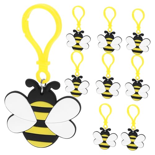 FRCOLOR 12 Stück Teiliges Niedliche Bienen Schlüsselanhänger mit Strapazierfähigem Material Leichter Anhänger für Taschen Rucksäcke Geldbörsen Kreatives Partygeschenk für Zufällige Farbe FRCOLOR 12 Stück Teiliges Niedliche Bienen Schlüsselanhänger mit Strapazierfähigem Material Leichter Anhänger für Taschen Rucksäcke Geldbörsen Kreatives Partygeschenk für Zufällige Farbe von FRCOLOR