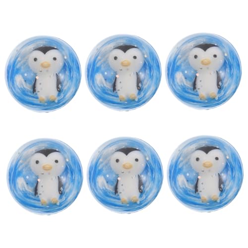 FRCOLOR 12 Stück Teiliges Pinguin Hüpfball für Kindergeburtstag Bunte Gummibälle als Mitgebsel und Partygeschenke für Jungen und Mädchen Goodie Bag Füller für Fröhliche Kinderpartys von FRCOLOR