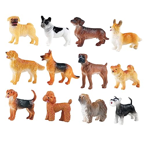 FRCOLOR 12 Stück Teiliges Set Miniatur Hundefiguren aus Harz Realistische Welpen Spielzeuge für Dekoration für Kuchen und Tisch Mit Lebendigen Farben und Feiner Detailarbeit FRCOLOR 12 Stück Teiliges Set Miniatur Hundefiguren aus Harz Realistische Welpen Spielzeuge für Dekoration für Kuchen und Tisch Mit Lebendigen Farben und Feiner Detailarbeit von FRCOLOR
