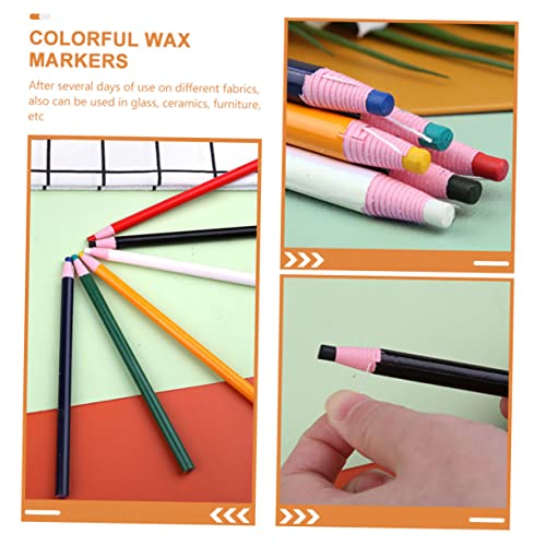 FRCOLOR 12 Stück Teiliges Wachsmalstift Portable Zeichenkreiden in Farben Vielseitige Markierstifte für Leder und Holz für Handwerker und Designer FRCOLOR 12 Stück Teiliges Wachsmalstift Portable Zeichenkreiden in Farben Vielseitige Markierstifte für Leder und Holz für Handwerker und Designer von FRCOLOR