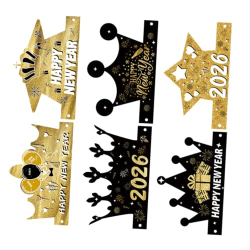 FRCOLOR 12 Stück Teiliges Year Party Hüte Leichte Papier Partyhüte für Erwachsene Vielseitige Neujahrs Deko und Foto Accessoires für Drinnen und Draußen Passform für Altersgruppen FRCOLOR 12 Stück Teiliges Year Party Hüte Leichte Papier Partyhüte für Erwachsene Vielseitige Neujahrs Deko und Foto Accessoires für Drinnen und Draußen Passform für Altersgruppen von FRCOLOR