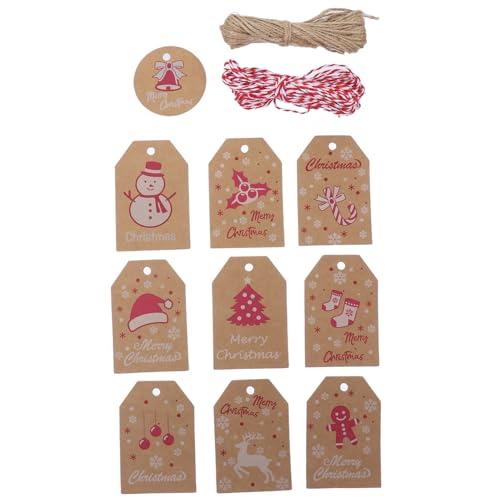 FRCOLOR 120Stücke Geschenkanhänger Kraftpapier Vintage Etiketten Mit Seil Für Weihnachtsgeschenke Dekoration Und DIY Bastelprojekte Für Weihnachtsbaum Und Festlichkeiten FRCOLOR 120Stücke Geschenkanhänger Kraftpapier Vintage Etiketten Mit Seil Für Weihnachtsgeschenke Dekoration Und DIY Bastelprojekte Für Weihnachtsbaum Und Festlichkeiten von FRCOLOR