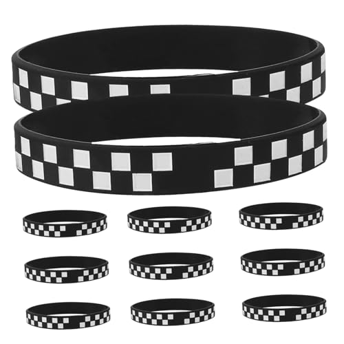 FRCOLOR 12Stücke Karierte Silikon Armbänder für Sportveranstaltungen und Autopartys Leichtes Tragegefühl Vielseitig Kombinierbar für Mädchen und Jungen Geeignet Einzigartiges FRCOLOR 12Stücke Karierte Silikon Armbänder für Sportveranstaltungen und Autopartys Leichtes Tragegefühl Vielseitig Kombinierbar für Mädchen und Jungen Geeignet Einzigartiges von FRCOLOR