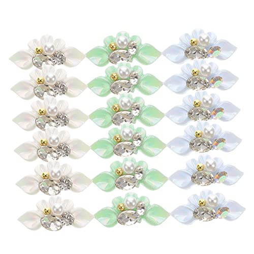 FRCOLOR 15 Stück Nagelverzierungen Farbige Blüten Nagelcharms mit Perlen und Strass Diy Nagelkunst Zubehör für Kreative Maniküre FRCOLOR 15 Stück Nagelverzierungen Farbige Blüten Nagelcharms mit Perlen und Strass Diy Nagelkunst Zubehör für Kreative Maniküre von FRCOLOR
