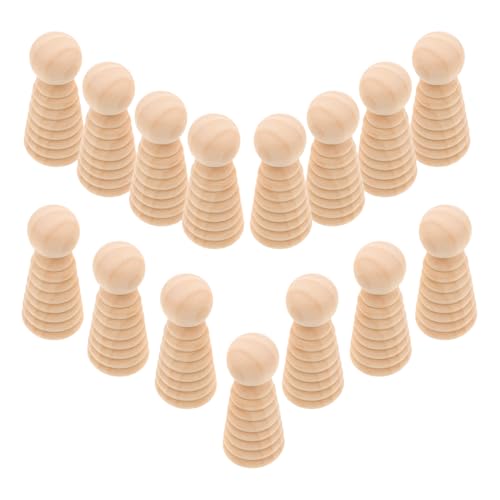 FRCOLOR 15 Stück Teiliges Holz Peg Dolls aus Naturholz Kleine Unbehandelte Figuren für Diy Malprojekte Handliche Holzpuppen für Basteln Gruppenaktivitäten und Kreative Gestaltung FRCOLOR 15 Stück Teiliges Holz Peg Dolls aus Naturholz Kleine Unbehandelte Figuren für Diy Malprojekte Handliche Holzpuppen für Basteln Gruppenaktivitäten und Kreative Gestaltung von FRCOLOR