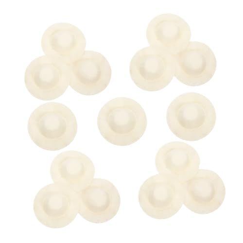 FRCOLOR 15 Stück Teiliges Mini Strohhut für DIY Bastelprojekte Kleine Puppenhüte aus Vielseitige Miniatur Hüte als Foto Requisiten und Dekoration für Puppenhäuser Handliche Accessoires von FRCOLOR