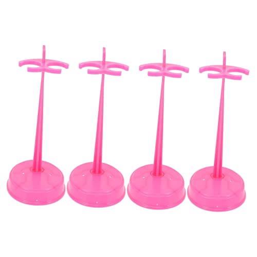 FRCOLOR 15 Stück Teiliges Puppenständer aus Kunststoff Stabile Puppenhalter mit Breiter Basis Sicherer Halt für Figuren und Modelle zum Ausstellen von Puppen und Langlebig und Praktisch von FRCOLOR