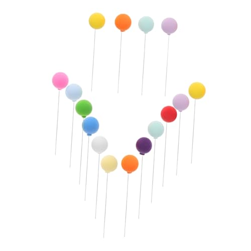 FRCOLOR 16 Stück Ballons Kuchendekoration für Hochzeiten Geburtstagsfeiern und Wiederverwendbare Kuchenspieße aus Strapazierfähigen Materialien FRCOLOR 16 Stück Ballons Kuchendekoration für Hochzeiten Geburtstagsfeiern und Wiederverwendbare Kuchenspieße aus Strapazierfähigen Materialien von FRCOLOR