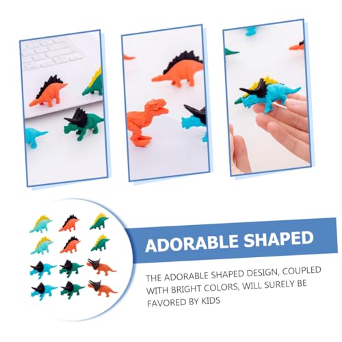 FRCOLOR 16 Stück Teiliges Dinosaurier Radiergummi Cartoon Radierer Niedliche Dino Formen Leicht zu Löschen für Schüler Jungen Mädchen Schulbedarf FRCOLOR 16 Stück Teiliges Dinosaurier Radiergummi Cartoon Radierer Niedliche Dino Formen Leicht zu Löschen für Schüler Jungen Mädchen Schulbedarf von FRCOLOR