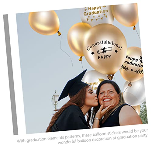 FRCOLOR 18 Blatt Teiliges Transparente Graduation Balloon Sticker Selbstklebende Luftballon Dekoration mit Gemischten Designs Ablösbar und Vielseitig für Abschlussfeier Deko FRCOLOR 18 Blatt Teiliges Transparente Graduation Balloon Sticker Selbstklebende Luftballon Dekoration mit Gemischten Designs Ablösbar und Vielseitig für Abschlussfeier Deko von FRCOLOR