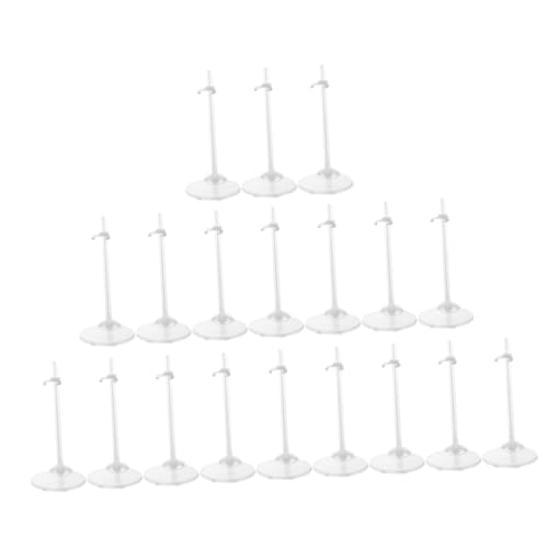 FRCOLOR 18 Stück Teiliges Puppenständer für Stabilen und Eleganten Doll Display Transparent für Erwachsene zur Einfachen Präsentation von Puppen oder Tischen von FRCOLOR