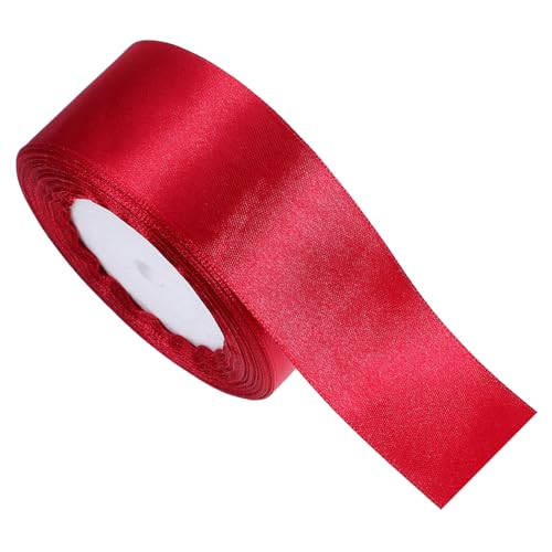 FRCOLOR 1Rolle Breites Geschenkband aus Polyester Yards für Hochzeiten Bastelprojekte Geschenkverpackungen Valentinstag Dekorationen Weinfarbe Langlebig und Vielseitig FRCOLOR 1Rolle Breites Geschenkband aus Polyester Yards für Hochzeiten Bastelprojekte Geschenkverpackungen Valentinstag Dekorationen Weinfarbe Langlebig und Vielseitig von FRCOLOR