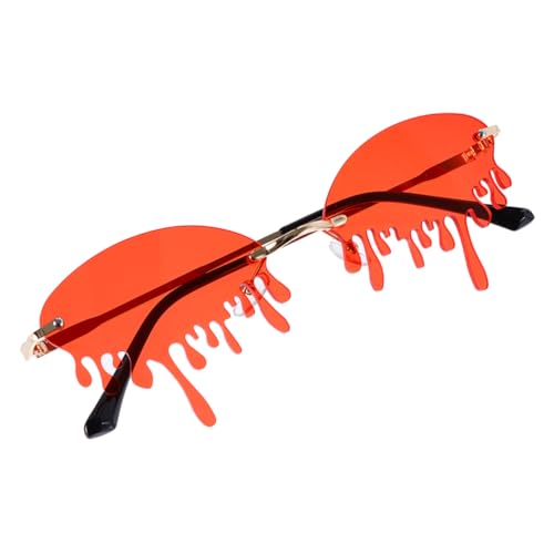 FRCOLOR 1Stück Lustige Sonnenbrille im Kreativen Blutstil Dekorative Partybrille für Unvergessliche Anlässe für Festivals Kostümpartys im Design FRCOLOR 1Stück Lustige Sonnenbrille im Kreativen Blutstil Dekorative Partybrille für Unvergessliche Anlässe für Festivals Kostümpartys im Design von FRCOLOR