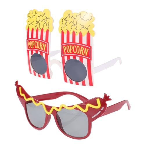 FRCOLOR 2 Paare Lustige Brille Gläser Sonnenbrille in Hot-dog-form Lustige Sonnenbrille Für Erwachsene Party Rave Albern Tropische Sonnenbrille Verrückte Brille Abs FRCOLOR 2 Paare Lustige Brille Gläser Sonnenbrille in Hot-dog-form Lustige Sonnenbrille Für Erwachsene Party Rave Albern Tropische Sonnenbrille Verrückte Brille Abs von FRCOLOR