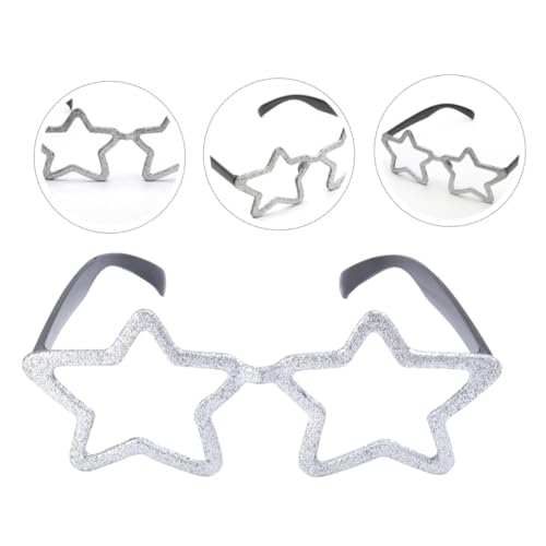 FRCOLOR 2 Paare Pentagramm-brille Verkleiden Sonnenbrille Rave Lustige Partybrillen Festival Brillen Partydeko Gläser Lustige Brille Party Glasses Partybrille Stern Silber Plastik FRCOLOR 2 Paare Pentagramm-brille Verkleiden Sonnenbrille Rave Lustige Partybrillen Festival Brillen Partydeko Gläser Lustige Brille Party Glasses Partybrille Stern Silber Plastik von FRCOLOR