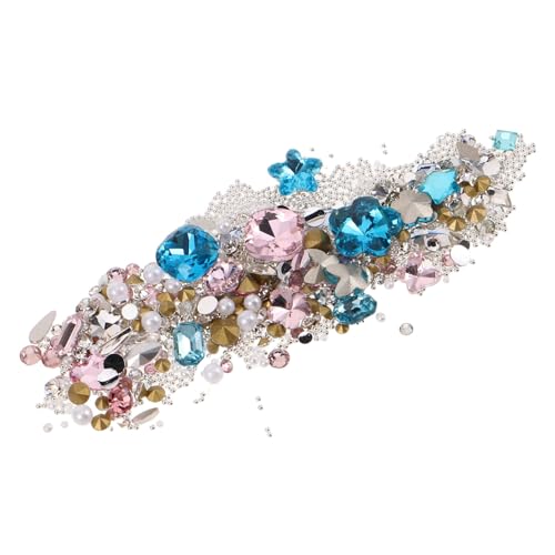 FRCOLOR 2 Sätze Glänzende Nail Gems Set Flachrücken Resin Strasssteine Schmetterling Herz Rechteck Nail Art Charms für DIY Maniküre Damen FRCOLOR 2 Sätze Glänzende Nail Gems Set Flachrücken Resin Strasssteine Schmetterling Herz Rechteck Nail Art Charms für DIY Maniküre Damen von FRCOLOR