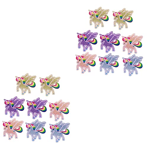 FRCOLOR 2 Sätze Glitzer Stickapplikationen Stoffaufnäher Für Kleidung Taschen Accessoires Für Diy Projekte Verschiedene Designs 8 Stück * 2 FRCOLOR 2 Sätze Glitzer Stickapplikationen Stoffaufnäher Für Kleidung Taschen Accessoires Für Diy Projekte Verschiedene Designs 8 Stück * 2 von FRCOLOR