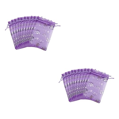 FRCOLOR 2 Sätze Organzasäckchen Mit Kordelzug Elegante Schmuckbeutel Für Hochzeiten Partys Und Glänzendes Design 100 Stücke * 2 FRCOLOR 2 Sätze Organzasäckchen Mit Kordelzug Elegante Schmuckbeutel Für Hochzeiten Partys Und Glänzendes Design 100 Stücke * 2 von FRCOLOR