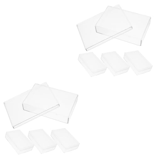 FRCOLOR 2 Sätze Rechteckige Schmuckschatulle Aufbewahrungsboxen Mit Deckel Ultra Behälter Stapelbare Speicherboxen Schmuck Aufbewahrungsbox Perlenkoffer Plastik 4 Stück * 2 FRCOLOR 2 Sätze Rechteckige Schmuckschatulle Aufbewahrungsboxen Mit Deckel Ultra Behälter Stapelbare Speicherboxen Schmuck Aufbewahrungsbox Perlenkoffer Plastik 4 Stück * 2 von FRCOLOR