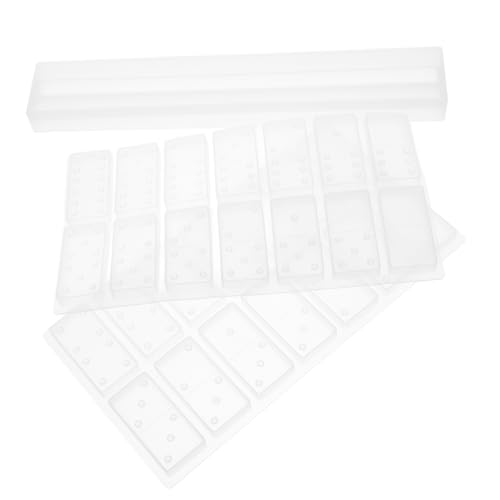 FRCOLOR 2 Stück Domino Ständer Silikonform DIY Epoxidharz Gießform für Mahjong Domino Aufbewahrung Organizer Rack Langlebig und Platzsparend für Erwachsene FRCOLOR 2 Stück Domino Ständer Silikonform DIY Epoxidharz Gießform für Mahjong Domino Aufbewahrung Organizer Rack Langlebig und Platzsparend für Erwachsene von FRCOLOR