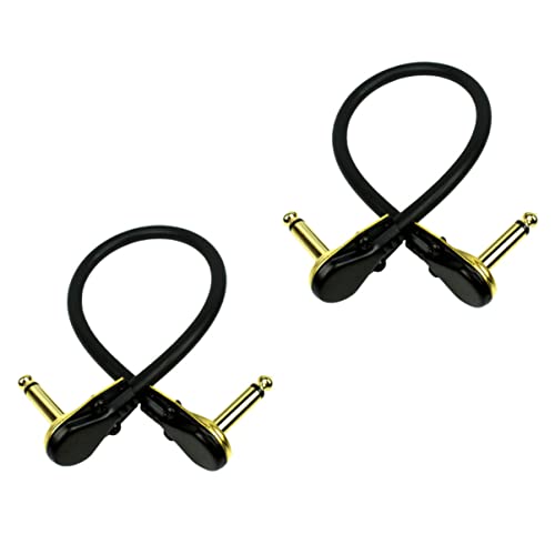 FRCOLOR 2 Stück Gitarreneffekt Kabel Geräuschreduzierendes Instrumentenkabel aus Flexibel und Langlebig für Gitarre und von FRCOLOR