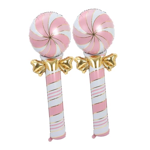 FRCOLOR 2 Stück Große Candy Balloon Folienballons Weihnachtsdekoration Partydeko für Fenster Wand Decke Rosa Süße Luftballons für Weihnachtsfeier und Geburtstagsfeier FRCOLOR 2 Stück Große Candy Balloon Folienballons Weihnachtsdekoration Partydeko für Fenster Wand Decke Rosa Süße Luftballons für Weihnachtsfeier und Geburtstagsfeier von FRCOLOR