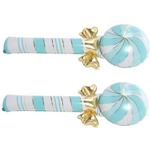 FRCOLOR 2 Stück Große Folienballons Candy Stick Aluminiumfolie Weihnachtsdeko Party Luftballons Hellblau Langlebig für Fenster Wand Decke Festliche Fotorequisite FRCOLOR 2 Stück Große Folienballons Candy Stick Aluminiumfolie Weihnachtsdeko Party Luftballons Hellblau Langlebig für Fenster Wand Decke Festliche Fotorequisite von FRCOLOR