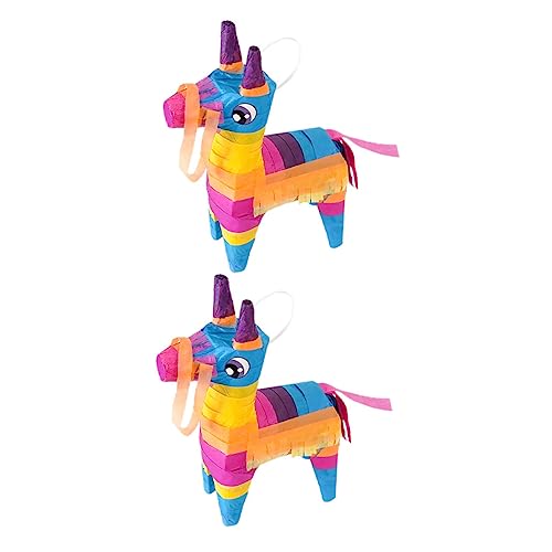 FRCOLOR 2 Stück Mexikanische Pinata Form mit Süßigkeiten Gefüllte Partydekoration für Kindergeburtstag und Fiesta Feiern FRCOLOR 2 Stück Mexikanische Pinata Form mit Süßigkeiten Gefüllte Partydekoration für Kindergeburtstag und Fiesta Feiern von FRCOLOR