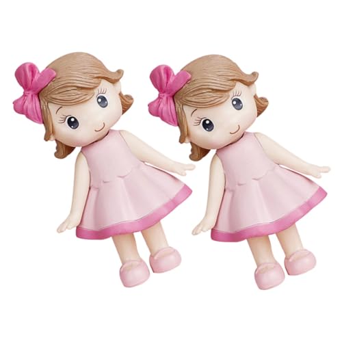 FRCOLOR 2 Stück Teiliges Mädchen Cake Topper Rosa Schleife Figur Detailreiche Polymer Clay Dekoration Vielseitig für Geburtstagskuchen Hochzeiten Jubiläen Tischdeko und Partyakzente FRCOLOR 2 Stück Teiliges Mädchen Cake Topper Rosa Schleife Figur Detailreiche Polymer Clay Dekoration Vielseitig für Geburtstagskuchen Hochzeiten Jubiläen Tischdeko und Partyakzente von FRCOLOR