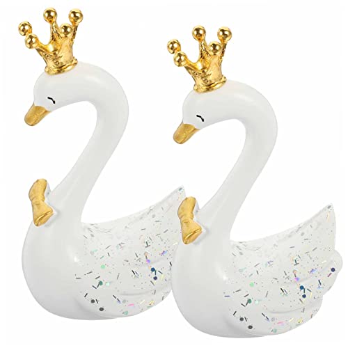 FRCOLOR 2 Stück Weiße Resin Figuren Miniatur Deko Krone Schmuck Tortendeko Cupcake Topper für Geburtstag Hochzeit Party Tischdeko FRCOLOR 2 Stück Weiße Resin Figuren Miniatur Deko Krone Schmuck Tortendeko Cupcake Topper für Geburtstag Hochzeit Party Tischdeko von FRCOLOR