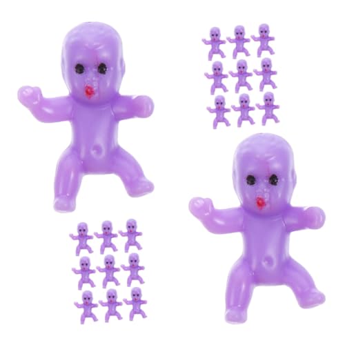 FRCOLOR 20 Stück Mini Figuren Plastische Deko für Shower Geburtstagsfeiern und Eiswürfelspiele Sicheres Material Langlebig und Farbecht für Partydekorationen und Spiele von FRCOLOR